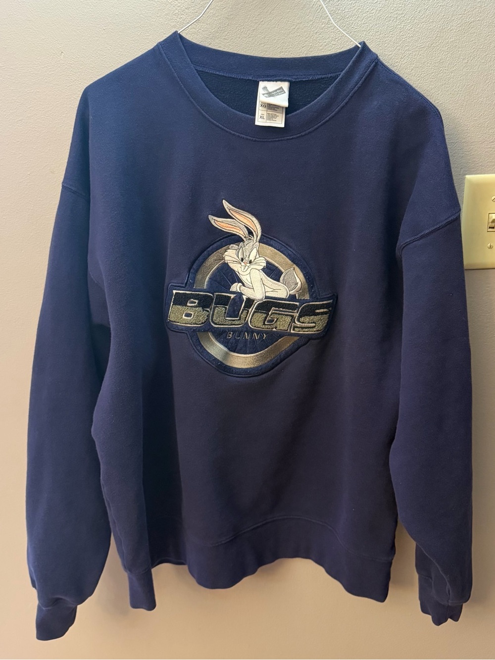 Vintage Y2K Bugs Bunny Embroidered crewneck sweatshirt